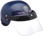 Dress Up America Police Helmet with Visor - Costume Police Hat for Kids - Cop Accessory Hat