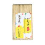 Vibhuti Crafts Big Ice Cream Sticks/Popsicle Sticks 100 Pcs - (15 x 2 cm) Natural Wood for Arts, Crafts, DIY - Eco-Friendly Sustainable Material