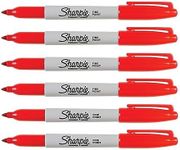 Sharpie Red Fine Markers - Pack of 