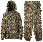 DoCred Ghillie Suit for Men, 3D Lea