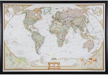 Craig Frames Wayfarer, Executive World Push Pin Travel Map