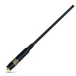 HYS Dual Band 144/430MHz High Gain Telescopic Handheld Radio Aerial SMA-Female Antenna RH-660S Compatible for Baofeng BF-888S UV-5R UV-5RE UV-5RTP UV-5RE Plus 2 Way Radio