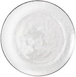 Los Cabos Glass Dinnerware and Drinkware Collection Clear 10.5 Inch Dinner Plate (Set of 4)