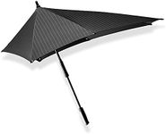 Senz Paraplu Pure Black Pin Stripes