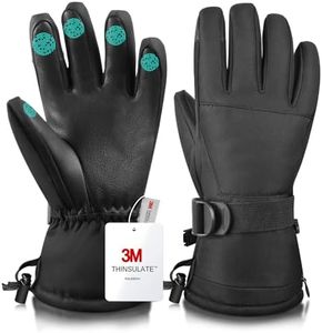 Odtmger Ski Gloves,Winter Waterproof & Warm Snow Gloves,Suitable for Boys Girls