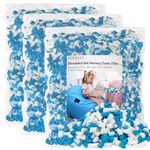 HONEHO 6.6KG Shredded Gel Memory Foam Filling, Comfortable and Soft Bean Bag Chair Filler, Memory Foam Stuffing for Cooling Pillow, Beanbag, Stuffed Animal, Dog Bed, Couch Cushion