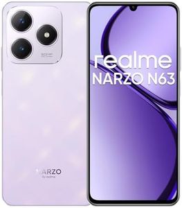 realme NARZO N63 (Twilight Purple,4GB RAM+64GB Storage) 45W Fast Charge | 5000mAh Durable Battery | 7.74mm Ultra Slim | 50MP AI Camera | AI Boost
