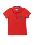 U.S. POLO ASSN. Kids Boy's Regular Fit T-Shirt (UKTSHR0005_Me. Red 36T)