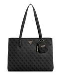 GUESS Womens Power Play Western Tech Tote, Standard,Black