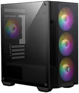 MSI MAG FORGE M100A - Computer case Micro Tower, Nero transparente