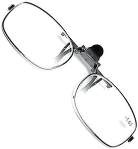 Clip-on Reading Glasses Reader (Black, 2.0)