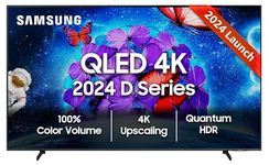 Samsung 163 cm (65 inches) QE1D Series 4K Ultra HD QLED Smart TV QA65QE1DAULXL (Black)