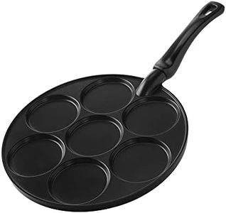 Nordic Ware Scandinavian Silver Dollar Pancake Pan, Black