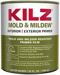 Mold & Mildew Primer Sealer & Stain Blocker, Interior & Exterior, 1-Qt.