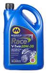 Morris Lubricants V Twin 20/50 Heavy Duty 4-Stroke Engine Oil 5 Litre