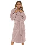 Ladies Undercover Towelling Robe LN566 Mink 16-18