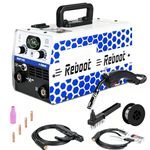 Reboot Gasless Mig Welder,240V MMA ARC/Lift Tig 3 in 1 Flux Core Welding Machine with IGBT Inverter Portable and Mini Suitable for Beginners DIY/Professional Welders