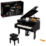 LEGO Ideas Grand Piano 21323 Model Building Set - Featuring Detailed and Functional Design, Great for Adults, Collectible Home Décor Kit, Gift for Music Lovers with Motor and Power Functions