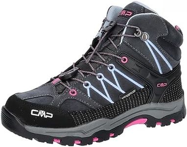CMP Kids Shoes Enfants Rigel Mid Trekking Chaussures WP, 35, Gris-Bleu Ciel (Titanio-Skyway)