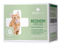 RECOACTIV Recovery Immune for cats, 3 x 90 ml, high-calorie complete diet food for cats suffering from malnutrition and during recovery, to promote weight gain, and for cats who refuse to eat