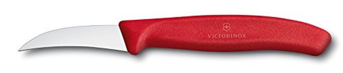 Victorinox Swiss Made Stainless Steel Swiss Classic Shaping Knife, Cutting & Carving, Kitchen Tools for Professional and Household Use, Red, 6 Cm | 6.7501