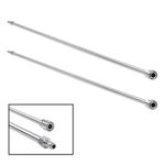 PWACCS 120 Inch Pressure Washer Wand – Power Washer Extension Wand Replacement – Universal Spray Lance for Pressure Washers – 1/4" Quick Connect Fittings – Stainless Steel – 2 Pack – 60 Inch Each