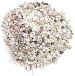 CONSDAN 36 LBS Natural Gravel for Fish Tank, StoneCreek Betta Fish Aquarium Gravel, Vase Filler, River Rocks, Fish Tank Decorations, Perfect for Aquarium Decor, Fish Tank, Indoor Plant, Mixed Color