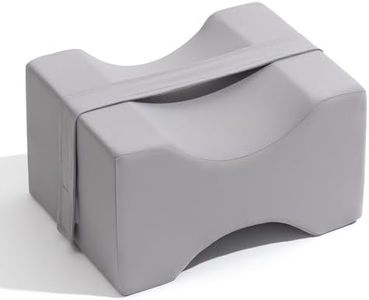 UJPFEO Knee Pillow for Side Sleepers, Leg Pillow for Sciatica, Back, HIPS, Knees, Joints Pain Relief,Pillows for Between Legs While Sleeping Spine Alignment Support & Relieves Pressure,Arctic Gray