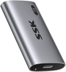 SSK 1 TB Extreme SSD Portatile, Disco Rigido Esterno SSD fino a 550 MB/s, unità a Stato Solido Esterne USB 3.2 Gen2 per iPhone 15/Pro, Windows, Mac, Android con luce LED, TRIM, SMART supportato