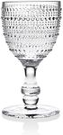 Godinger Wine Glasses Goblets, Beverage Stemmed Glass Cups - Lumina, 9oz, Set of 4