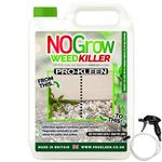 Pro-Kleen NOGrow Weed Killer 5L, See Results In Hours, Double Strength, Glyphosate Free, Kills Moss, Effective on Annual and Perrenial Weeds, Eco-Friendly, Organic, Children and Pet Safe Once Dry