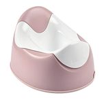 BÉABA - Baby's Training Potty - Ergonomic Baby Potty - Non-slip - Hygienic - Easy care - Handgrips on the seat - Made In France - Pink