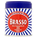 Brasso Metal Polish Wadding Pack of 4, 75g Each - Multi-Metal Polish