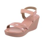 Metro Women Pink Wedge Heel Sandal UK/8 EU/41 (34-120)