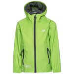 Trespass Qikpac Jacket, Leaf, 9/10, Compact Packaway Waterproof Jacket Kids Unisex, Age 9-10, Green