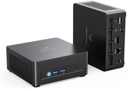 MINISFORUM UM760 Slim Mini PC AMD Ryzen 5 7640HS 6C/12T Desktop Computer, DDR5 16G RAM+1TB SSD, HDMI/DP/USB4 8K@60Hz Output, 1X 2.5G RJ45 Port, 4X USB Port, Dual Band WiFi, AMD Radeon 760M Graphics