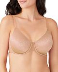 Wacoal Plus-Size Visual Effects Minimizer Full Figure Bra Women's Bra, Praline, 32DD
