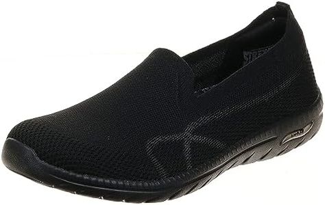 Skechers Women's Arch Fit Flex-What's New Running Shoe (Black)