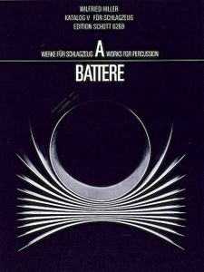 Katalog V: Percussion with 4 Players. Partition d'exécution.