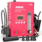 ANCEL L3000 Automotive Smoke Machine with Built-in Air Pump and Digital Pressure Gauge. Professional Vehicle Leak Diagnostic Detector Tools Kit for Leaks Test in Vacuum,Fuel,EVAP and More