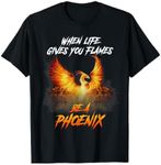 Rising Phoenix Flames Fire Bird Reb