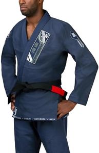 Hayabusa Ascend Lightweight Adult Jiu Jitsu BJJ Gi - Navy, A4