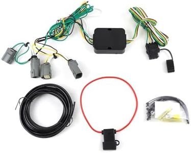 Vehicle Side Custom 4-Pin Trailer Wiring Harness Compatible with Ford Maverick,Towing Hitch Wiring Trailer Light Connect Replace OEM 56477