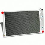 Cubauto 4 Rows Aluminum Radiator Compatible with 1970-81 Chevy Camaro / 78-87 Monte Carlo G-Body AT/MT,Automotive Replacement Engine Radiators for 1977-87 Chevy Nova C/K/G/P 10 20 30 40 Suburban