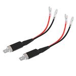 H1 LED Conversion Cable, 2pcs Conversion Wiring Connector Cable Holder Adapter for LED Headlight Bulbs