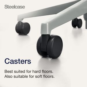 Steelcase Gesture Ergonomic Office Chair – 360° Armrests, 3D Lumbar, Black