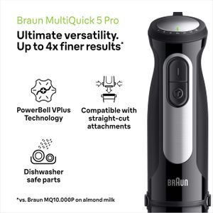 Braun MultiQuick Pro 5 Hand Blender – Powerful Immersion Mixer