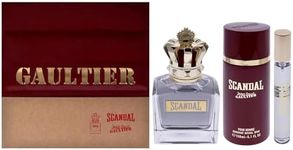 Scandal by Jean Paul Gaultier for Men - 3 Pc Gift Set 3.4oz EDT Spray, 0.34oz EDT Spray, 5.1oz Deodorant Spray
