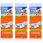 TERRO T3206SR 3 Pack 3 Pack Spider & Insect Trap-12 Traps, 3 Pack, White