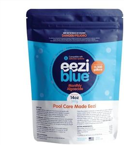 Eeziblue Monthly Algaecide for Swimming Pool, Pool Algaecide for Inground Pool & Above Ground Pool - Effective Monthly Treatment to Prevent Algae Growth up to 13,000 Gallons